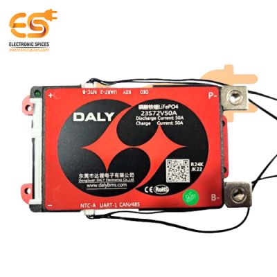 Smart BMS LiFePO4 23S 72V 50A Common Port with Balance